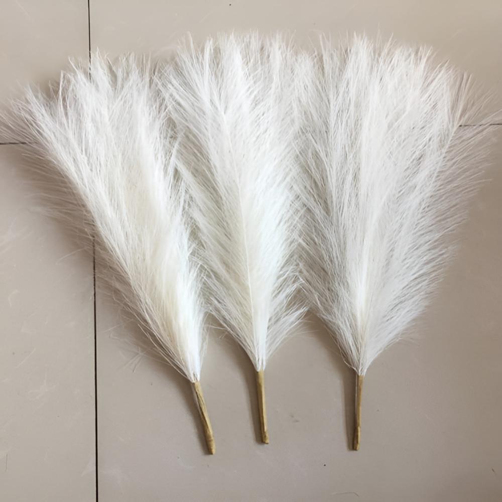 Luxurious Faux Pampas Décor Set | 3 Elegante Stiele