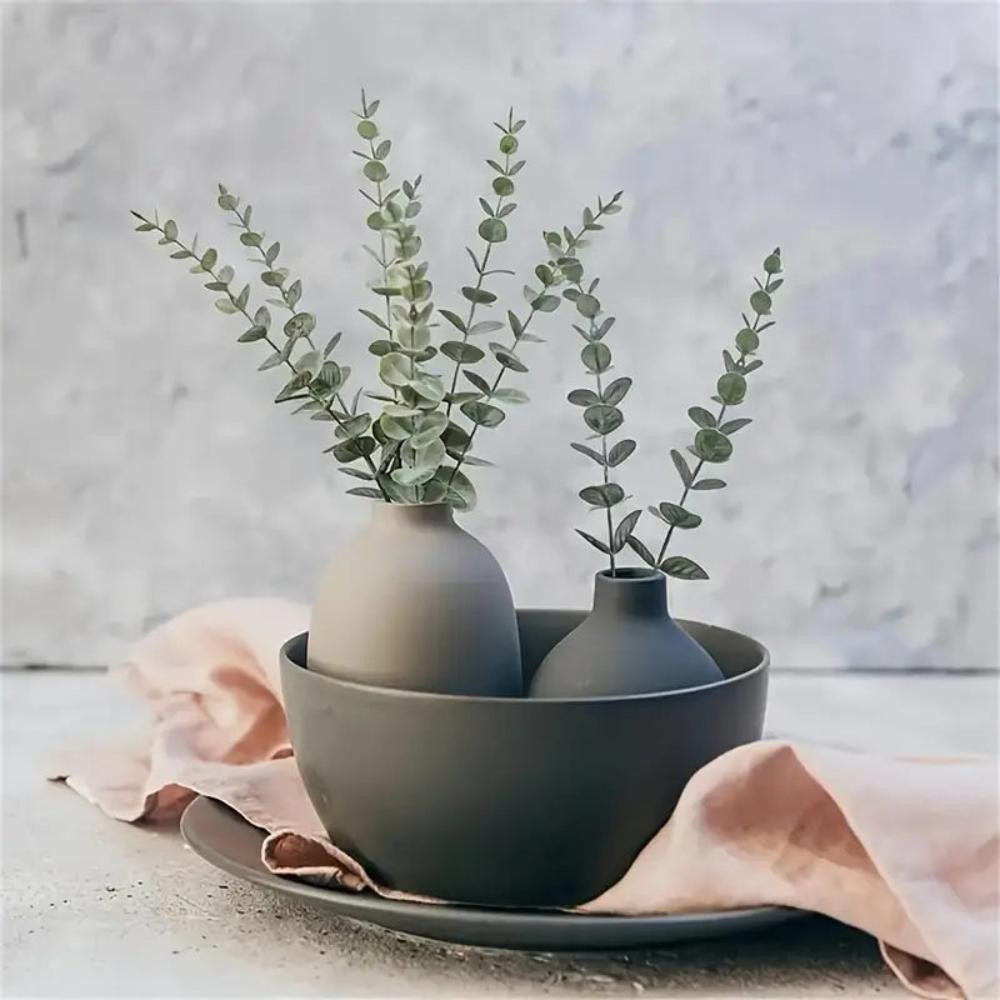 Verdant Elegance Faux Eucalyptus Set | 24 Stems