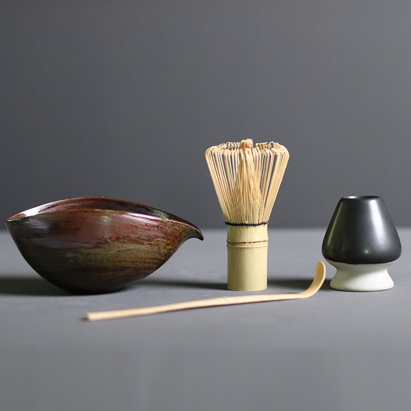 GreenZen | Traditionelles Matcha-Set aus Bambus und Keramik