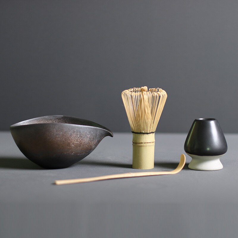 GreenZen | Traditionelles Matcha-Set aus Bambus und Keramik
