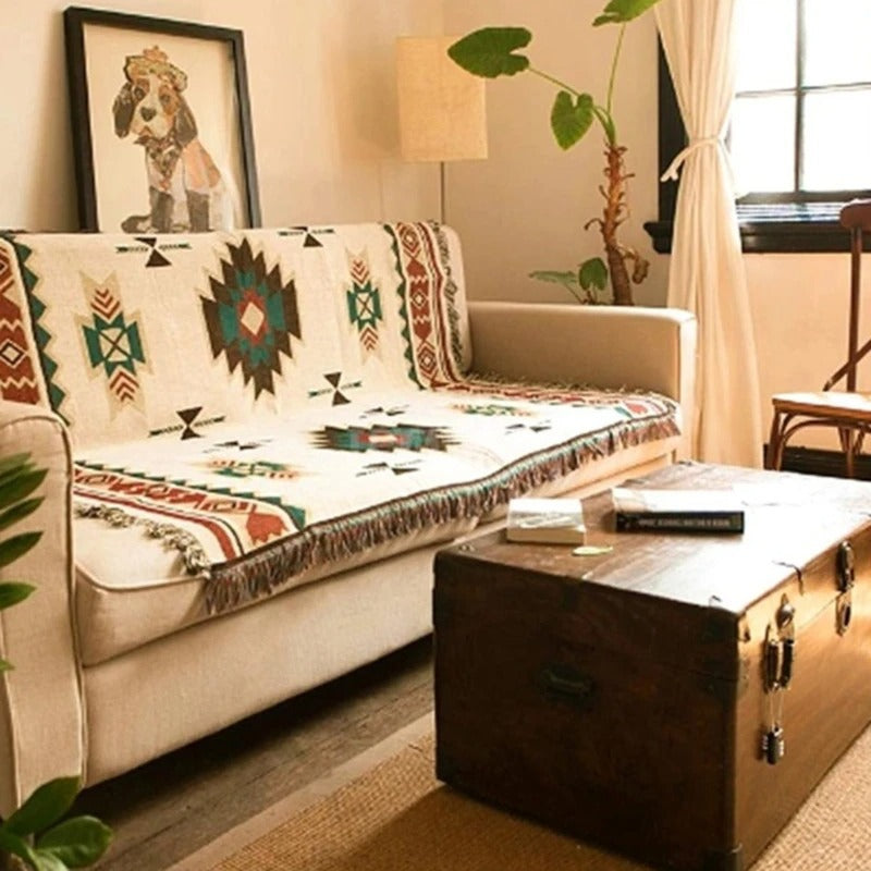Vielseitige Decke im Bohemian Stil