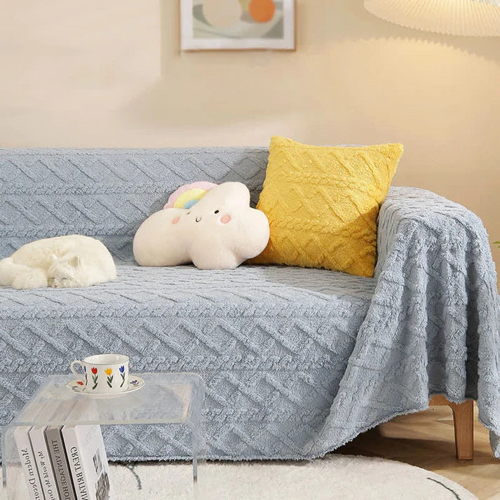 Kuschelige Sherpa Sofaüberwurf – Gemütlichkeit und Stil für Ihr Zuhause