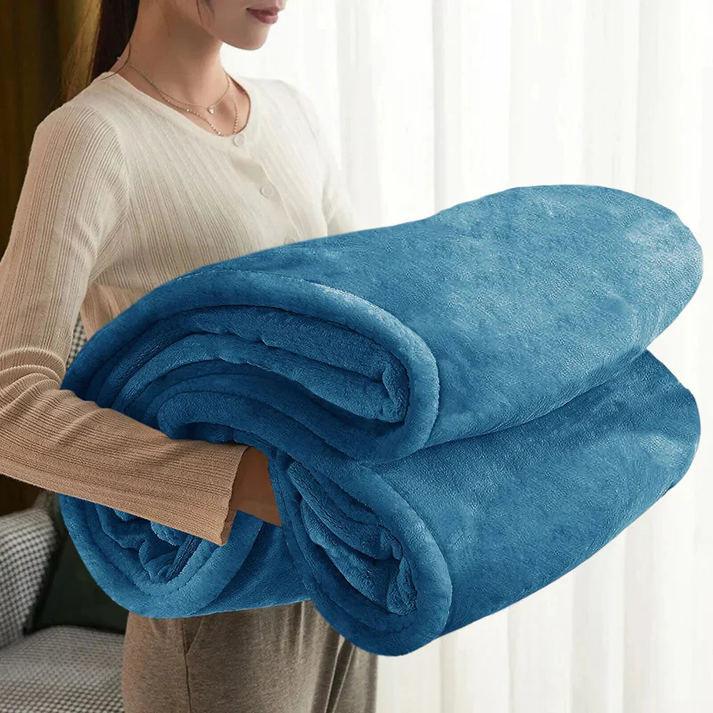 Kuschelige Fleece-Decke für alle Jahreszeiten