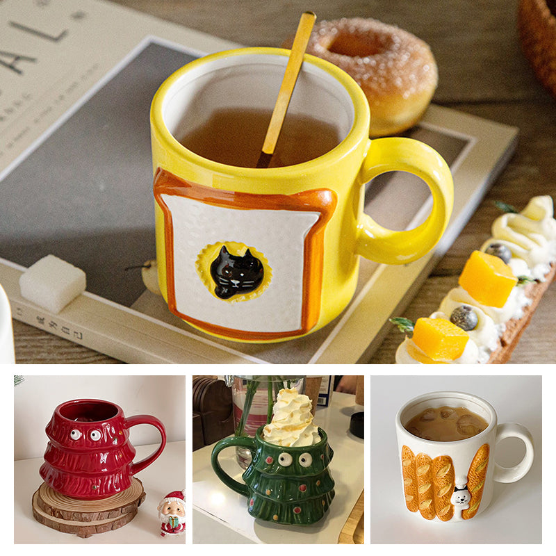FestiveSip | Kreative Weihnachtsbaum-Tasse