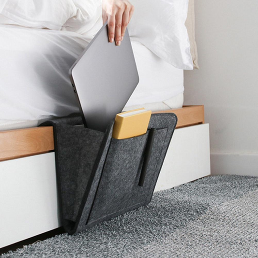Praktische Aufbewahrungstasche für Bett oder Sofa – Ordnung leicht gemacht
