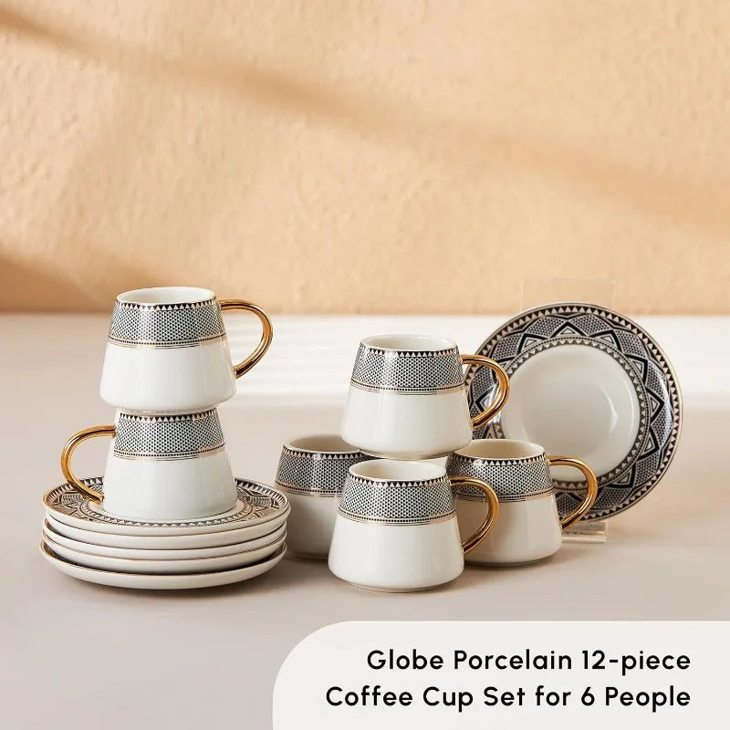 GlobeCafé | 12-teiliges Set für türkischen Kaffeegenuss