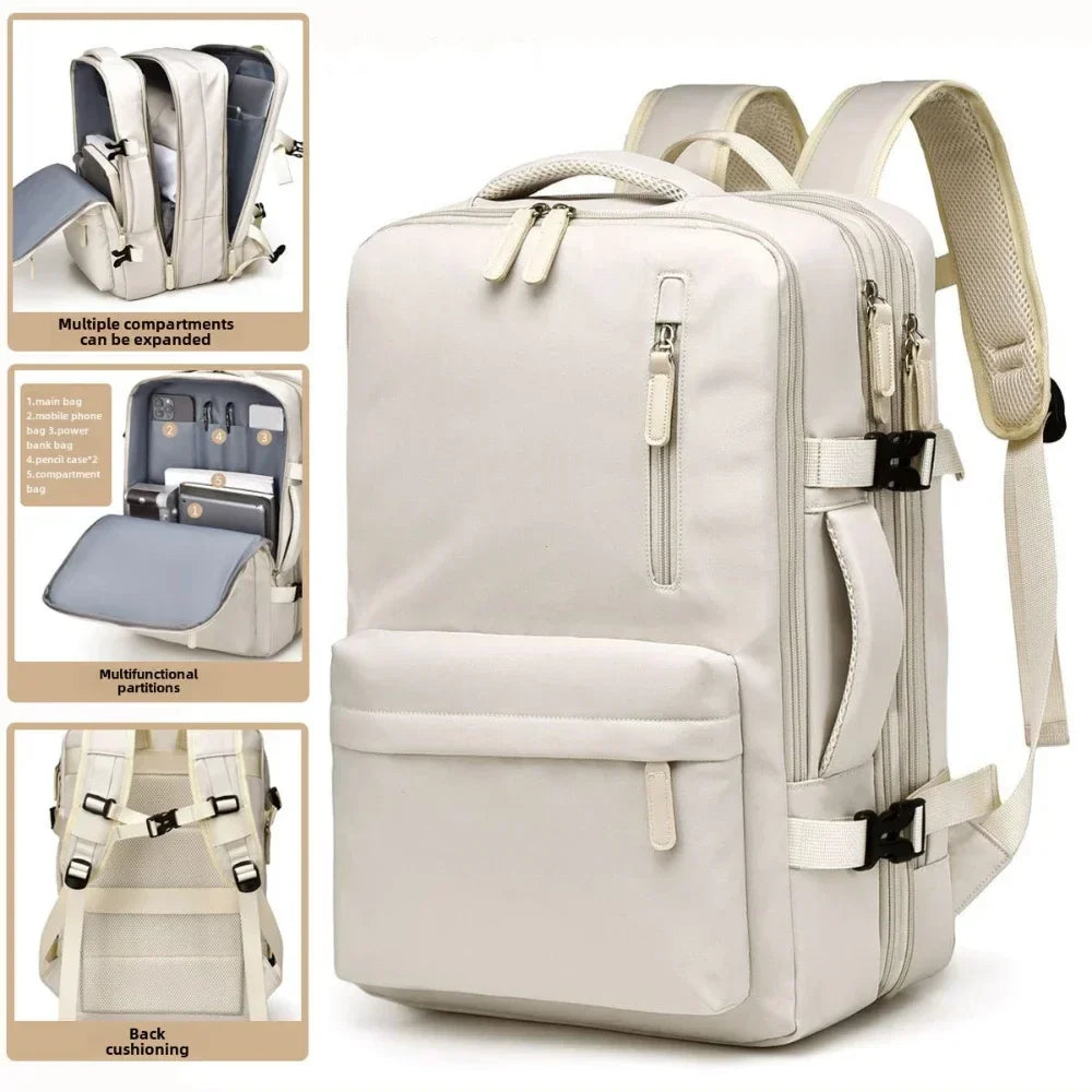Multifunktionaler Reiserrucksack 40x30x20 cm - Leichter Laptop-Rucksack in verschiedenen Farben für Schule und Reisen