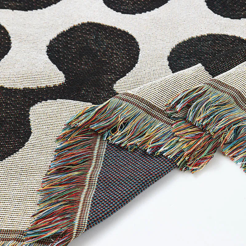 Klassische Strickdecke im Weinstock-Design für Stil und Komfort