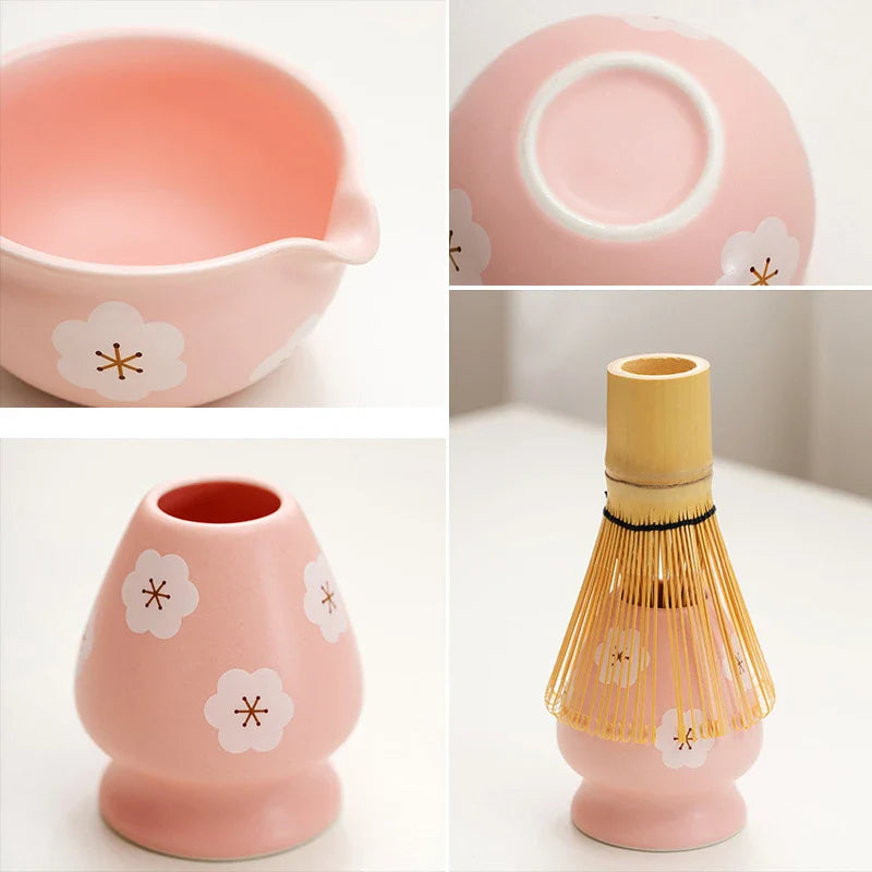 Vollständiges 10-teiliges japanisches Matcha-Teeset – Inklusive Schale, Bambusbesen und Teelöffel – Perfektes Geschenkset für Teeliebhaber
