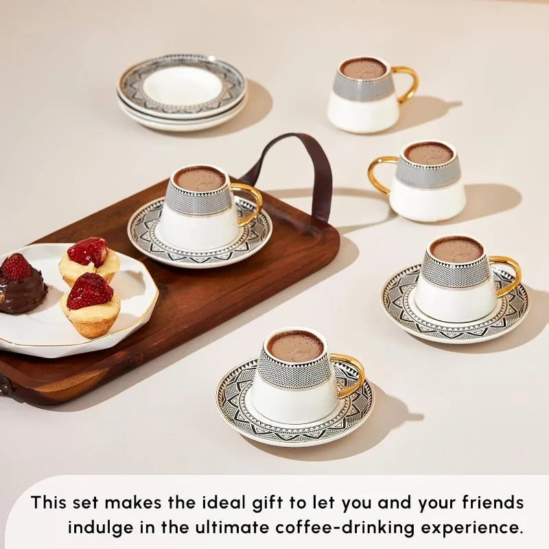 GlobeCafé | 12-teiliges Set für türkischen Kaffeegenuss