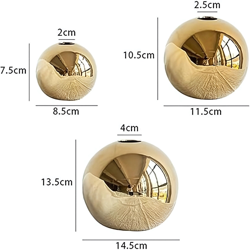LuxeGlobe | Vergoldete Vasen-Kollektion für Stilvolle Eleganz