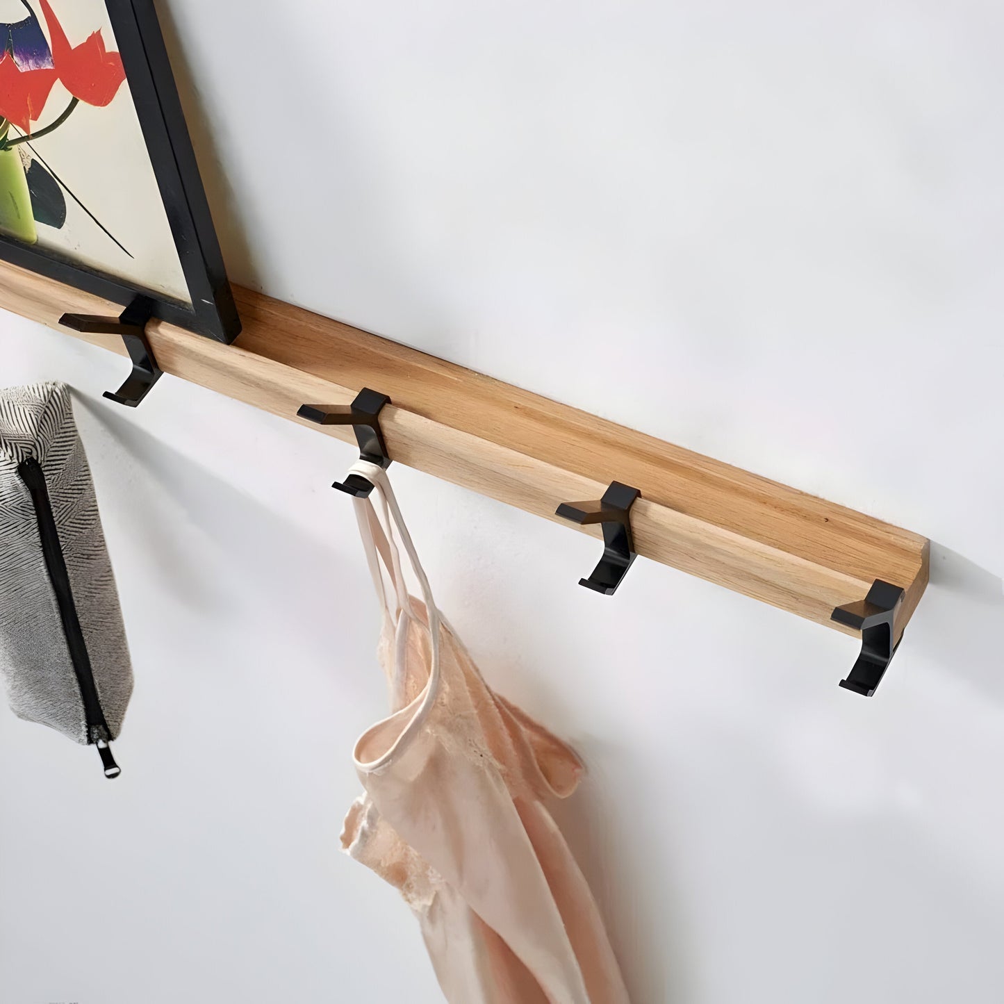 Wandhaken mit 5 beweglichen Haken